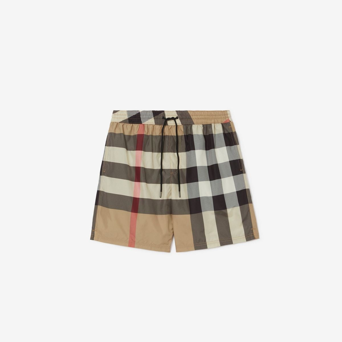 Short de bain à carreaux burberry